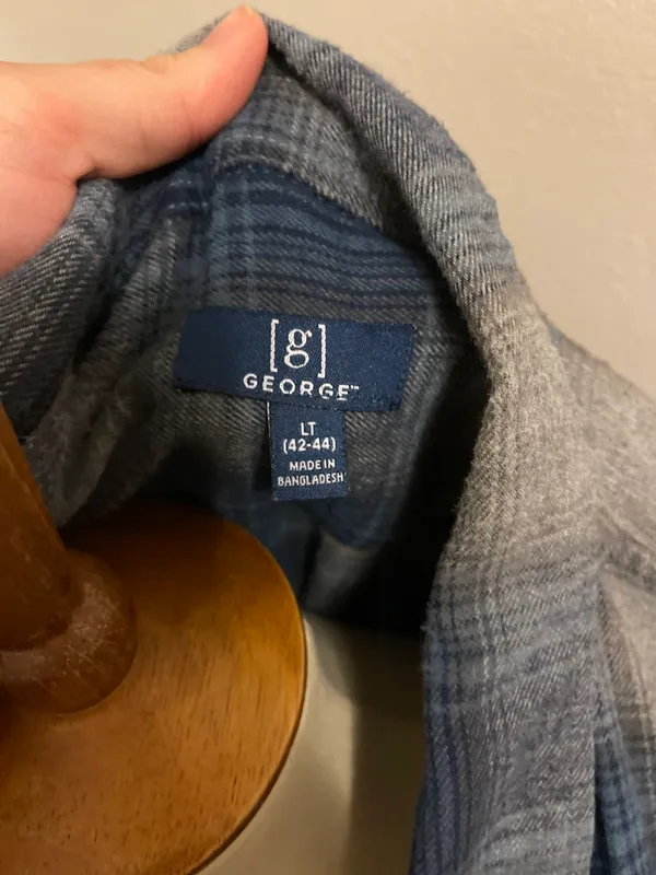 Flannel Blue Size L - Image 2