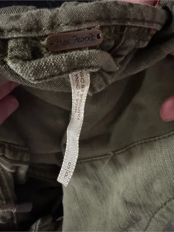 Free People Olive Hooded Field Jacket - Image 2