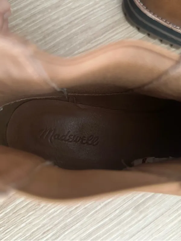 Madewell Leather Chelsea Ankle Boots in Tan - Image 5
