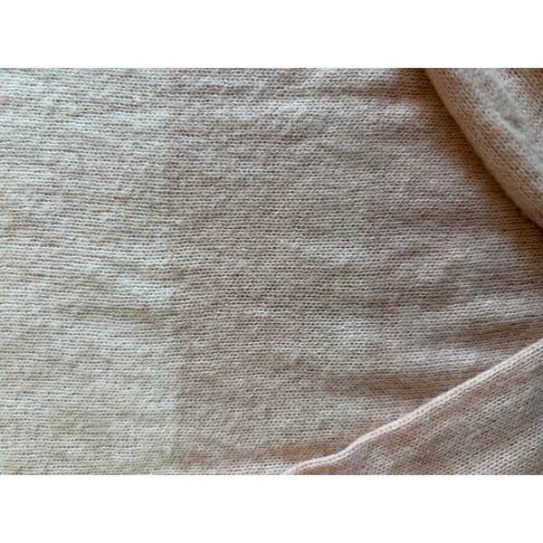 Joie Alpaca Wool Blend Sweater Small Pink Cream Colorblock Cozy - Image 8