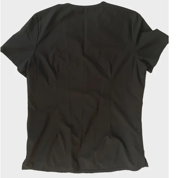 Figs Catalina One Pocket Scrub Top Black Small FREEx Medical Healthcare EUC - Image 3