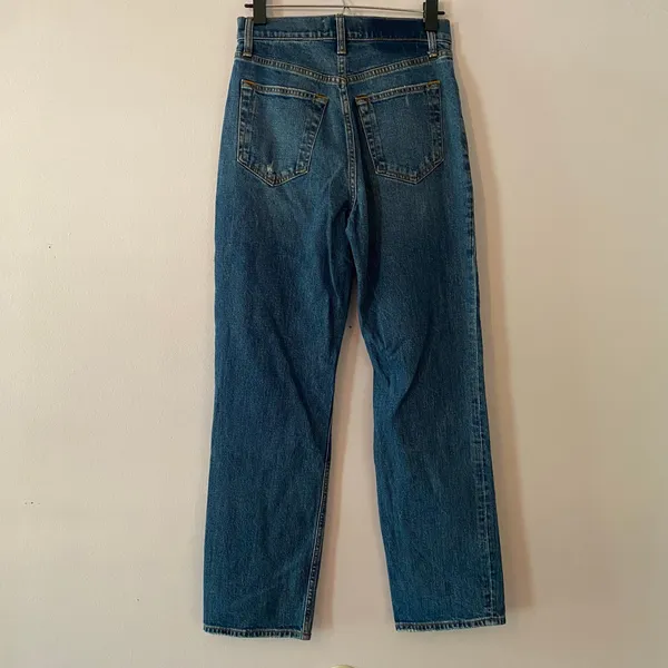 Abercrombie & Fitch Long Ankle Straight Ultra High Rise Jeans Women size 4 / 27 - Image 7