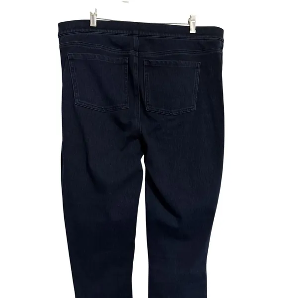 Spanx Twilight Tonal Jean Leggings Dark‎ Indigo Skinny Pull On 1X Tall - Image 7