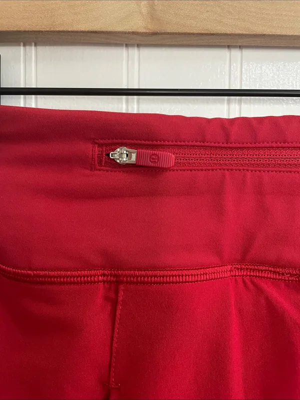 LULULEMON Pace Rival Mid-Rise Skirt in Red Alabama BAMA Logo Size 0 - Image 12