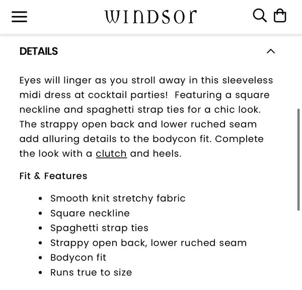 New Windsor Strappy Open Back Midi Dress - Image 4