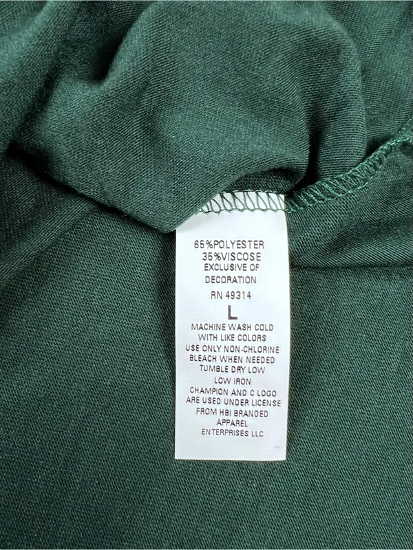Champion University Of Oregon UO Ducks Green Logo Racerback Tank Top Size Large - Image 6