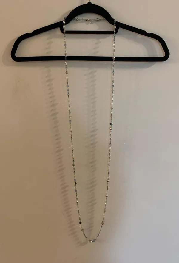 Blue Beaded Necklace - Image 2