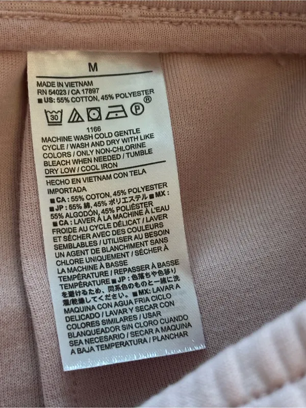 Cropped Wide Leg Women’s Sweatpants with Pockets Elastic Waist Soft Pink - Image 6