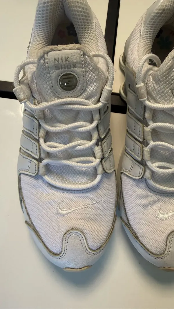 Vintage Nike Shox NZ "White Metallic Silver" - Y2K Aesthetic - Women's Size 9 / EUR 40.5 - Image 8
