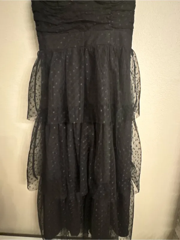 LULUS Tiered Lace‎ Midi Dress - Image 4