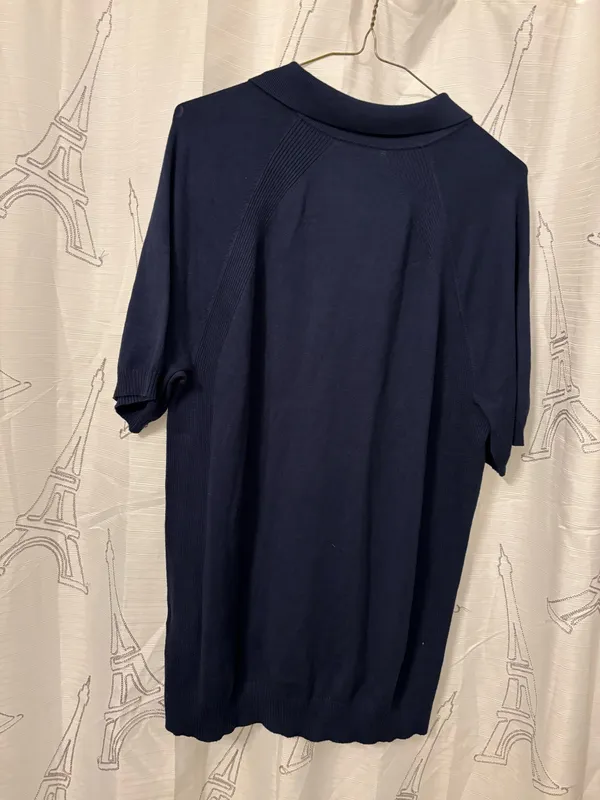 Alfani MENS top Navy blue Sz. L - Image 4