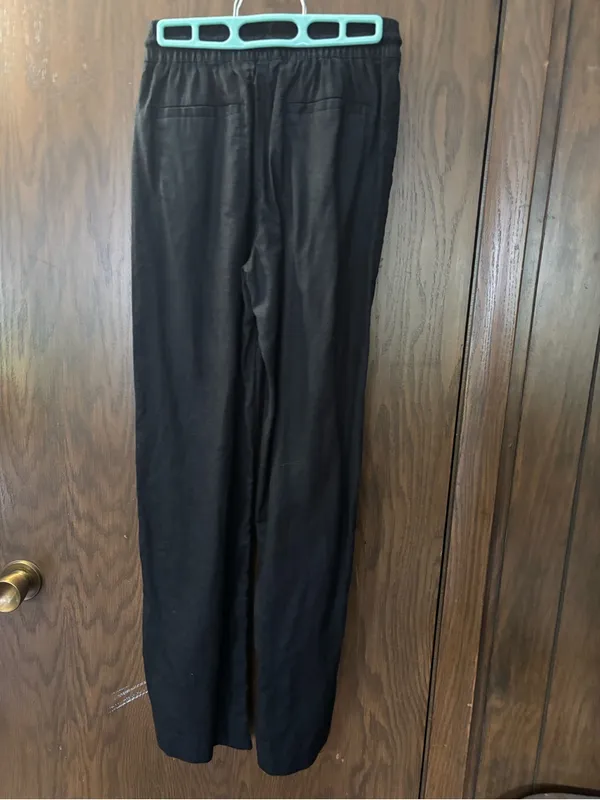 Athleta Retreat Linen High Rise Wide Leg Pant - Image 4