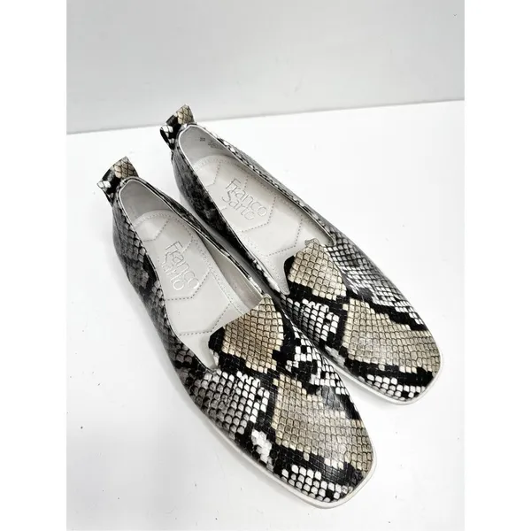 Franco Sarto Loafer Womens Size 5 Snakeskin Print Slip On‎ Square Toe Shoes - Image 6