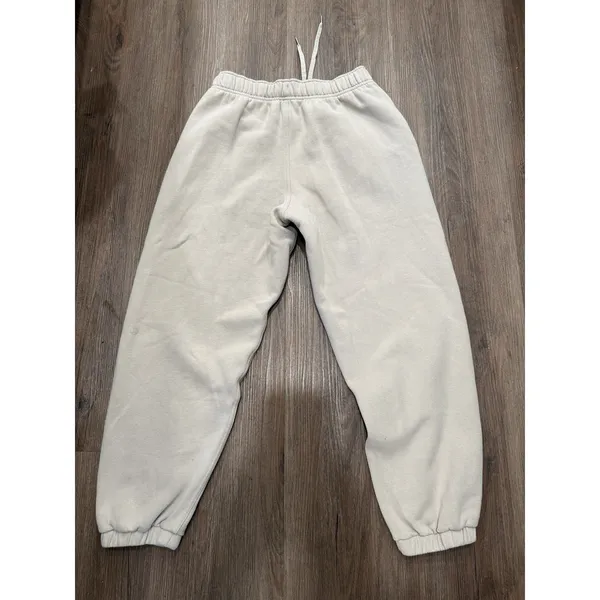Lululemon Scuba mid-Rise Jogger‎ Cream oversized Sweatpants Sz S LW5GI0S - Image 3