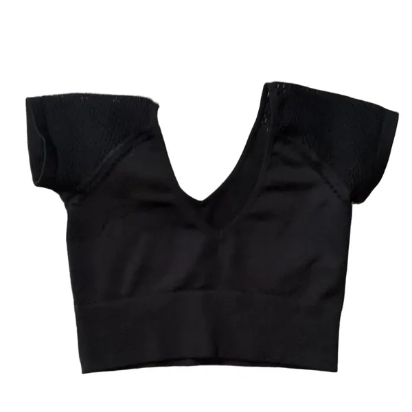 Aerie Offline Black Seamless Crop Top Size XS - Image 4