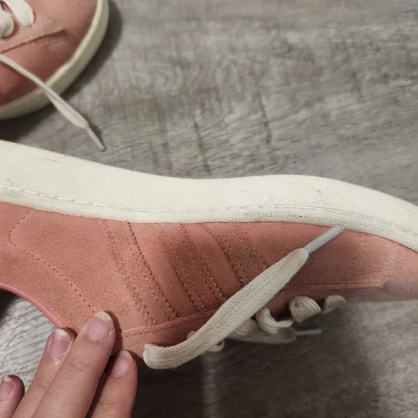 Adidas Pink Campus Sneakers Size 7 - Image 15
