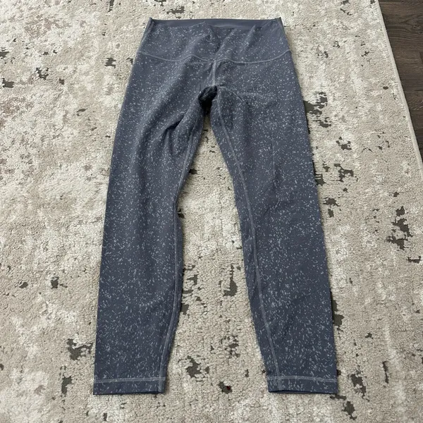 Lululemon Wunder Under High-Rise Tight *Spray 25" Size 10 - Washed Asphalt Grey - Image 3