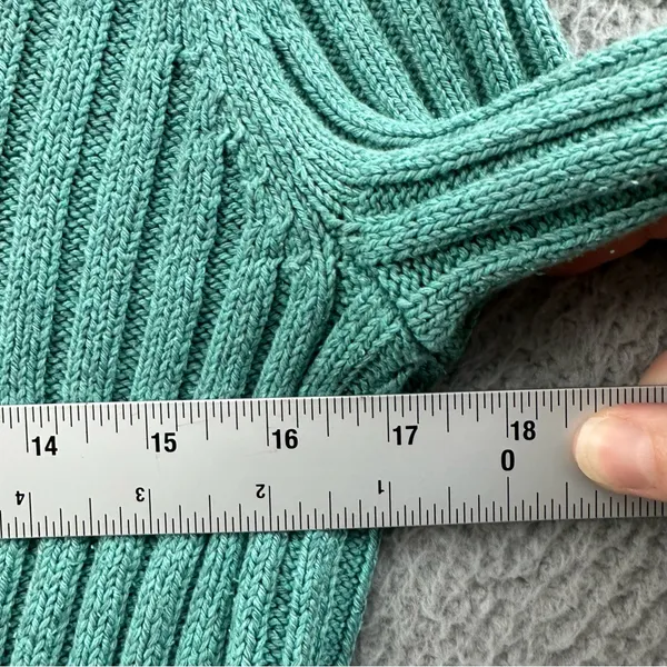 Vintage Lauren Ralph Lauren Silk Linen Knit Sweater Ribbed Preppy Y2K Women' S‎ - Image 6