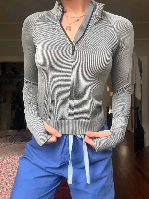 Lululemon Cropped 1/4 Zip - Image 2