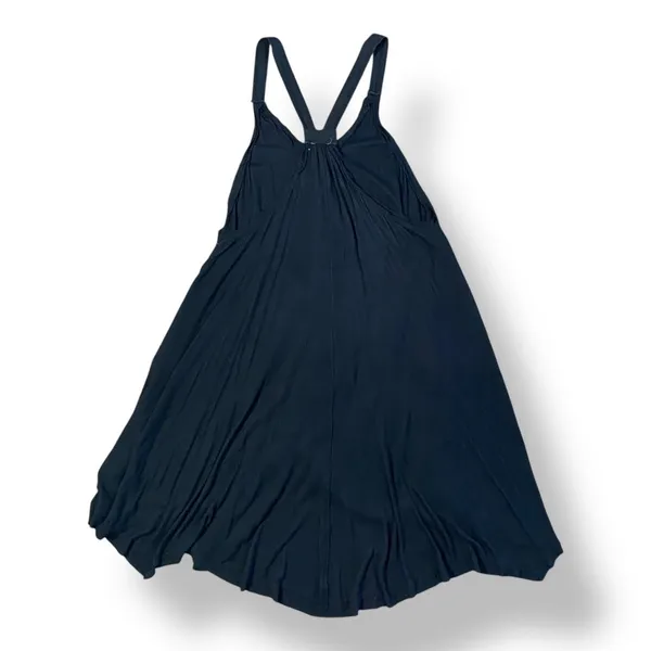 Urban Outfitters Ecoté Black Raw Hem Trapeze Halter Mini Dress‎ Size XS Boho - Image 4