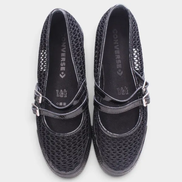 Converse Dainty Mary Jane Knit Black Womens 9 A16567C - Image 7