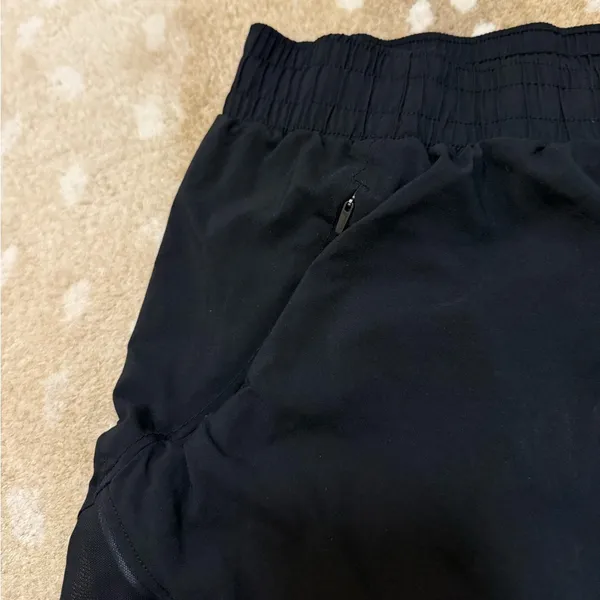 Target All in Motion black reflective athletic shorts women’s size large - Image 5