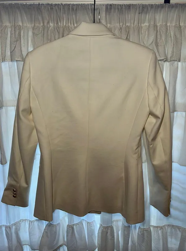 Double Breasted White Blazer - Image 2