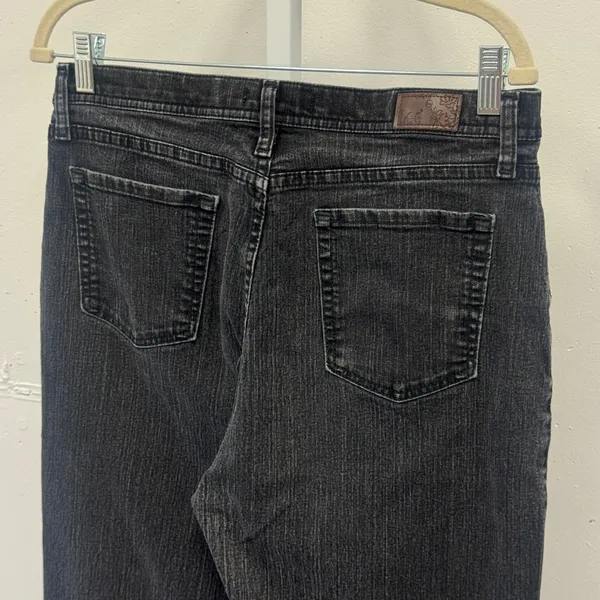 Lee‎ Women's Classic Fit Straight Leg Jeans Black Size 12 Medium High Rise - Image 5