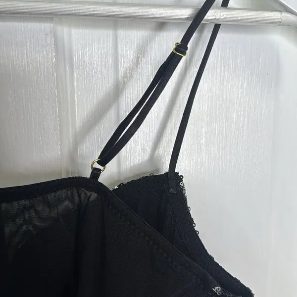 By Anthropologie Sequin Star Bralette W1366 Sz Medium - Image 7