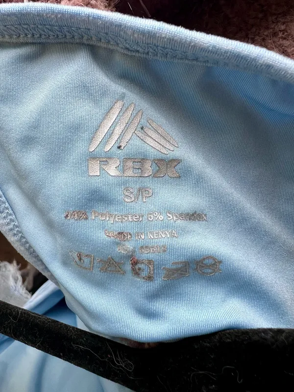 Light Blue Racerback Workout Tank Top - Image 4
