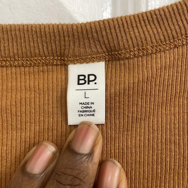 BP ribbed Crop Tank Top Size L - Image 3