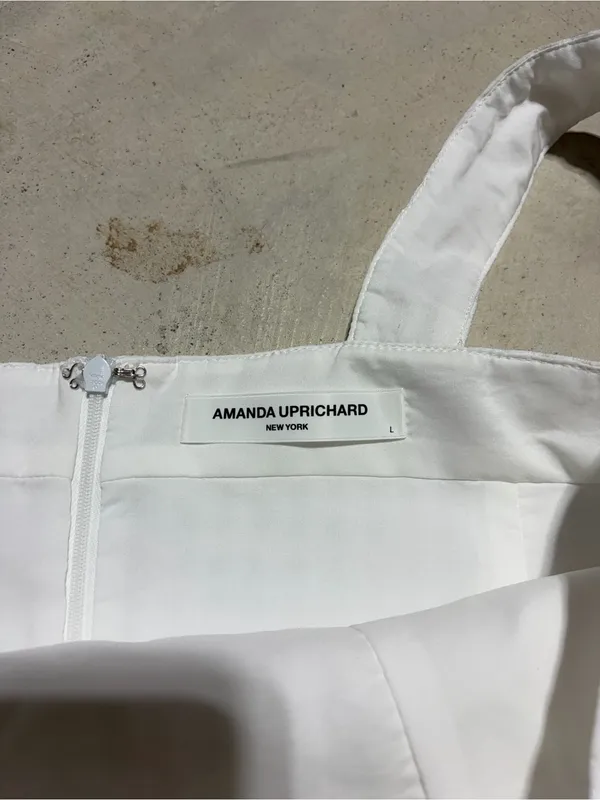 Amanda uprichard Annalise dress White Mini Dress large - Image 4