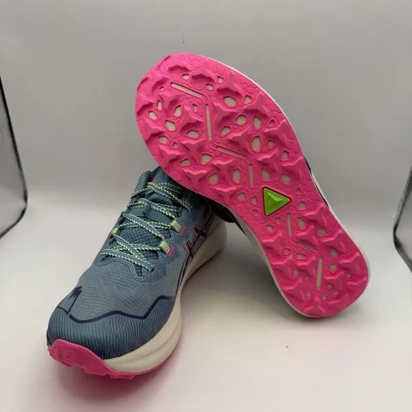 Asics‎ Fujispeed 2 Trail Running Shoe Gris Blue Pink 1012B515-400 Women's 8 New - Image 7
