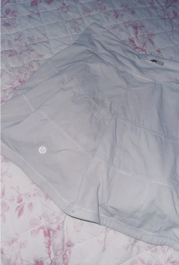 Lululemon Pace Rival Skirt Mid-Rise White - Image 3