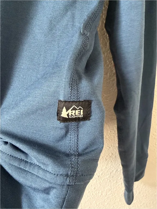 REI Co-op Active Pursuits Long Sleeve 1/4 Zip Top Women’s XS Blue Hike Outdoors - Image 4