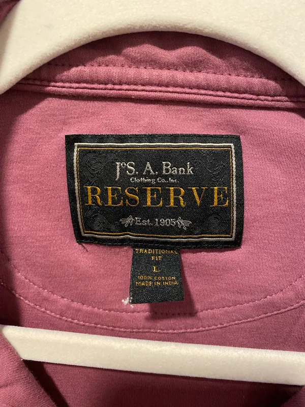 Jos. A. Bank Salmon Short Sleeve Polo - Image 3