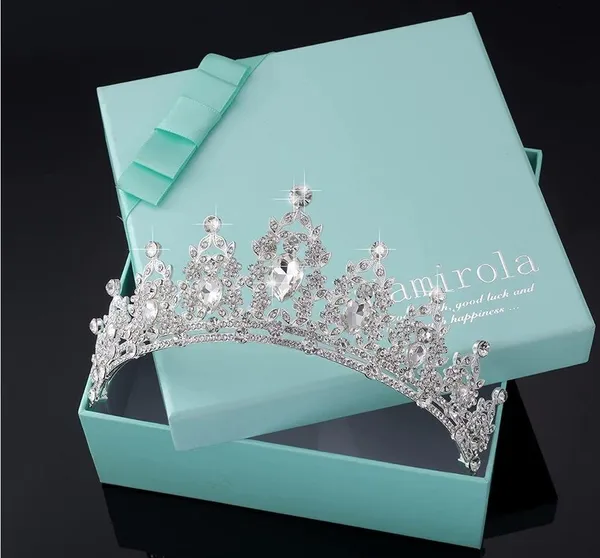 Kamirola Royal Crystal Tiara for Queens and Princesses, Bridal Crown - Image 6