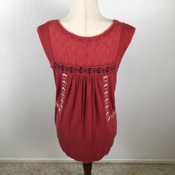 ‎Free People embroidered tank top XS - Image 9