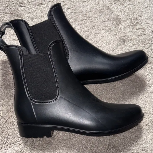 a new day black rain waterproof ankle boots size 7 new - Image 14