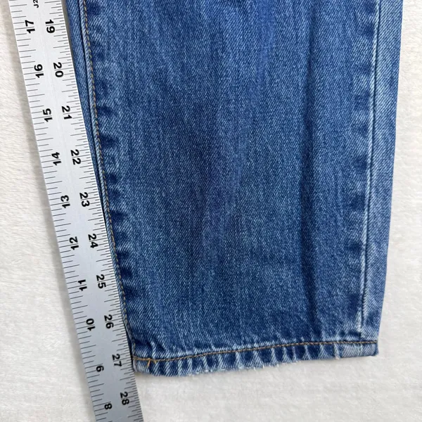Rollas Dusters High Rise Distressed Jeans Lilyworn Blue Denim 12594B Size 31 NEW - Image 8