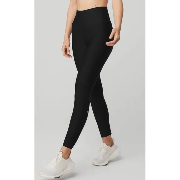 Alo 7/8 High-Waist Airlift Leggings Black Hi-Rise Waisted Skinny Tights Pants - Image 4