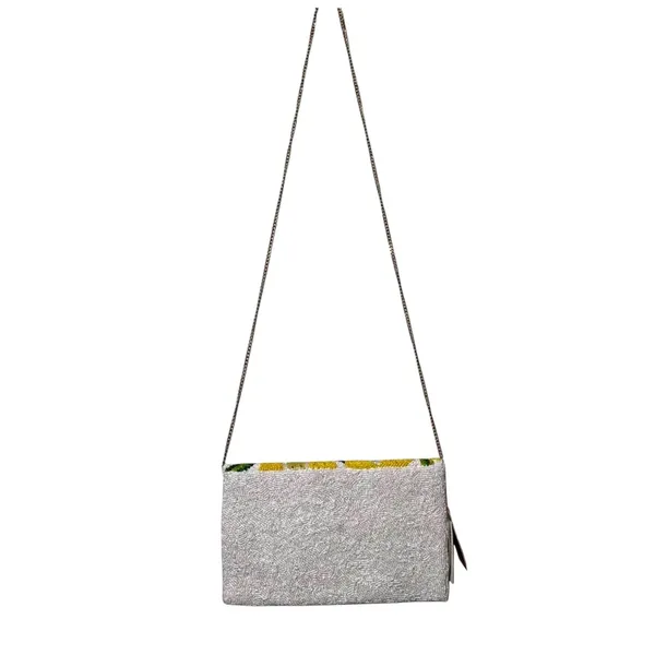ANTIK KRAFT Beaded Lemon Crossbody Purse Handmade‎ Chain Strap - Image 5