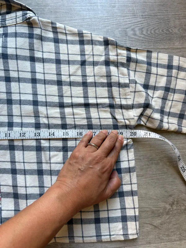 RSQ Plaid Colorblock Cropped Long Sleeves Shirt Size XS Junior - Image 7