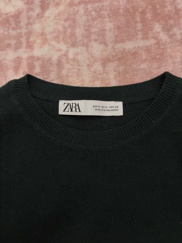 ZARA Sleeveless Tank Knit Crop Top - Image 2
