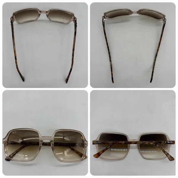 Ray Ban Womens Sunglasses RB 1973 1281/51 Square‎ II 53-20-140 Grandiant Brown - Image 4