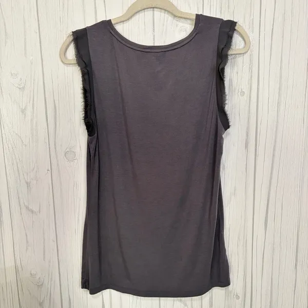 ANN‎ TAYLOR Floral Embellished Tank Top, Medium - Image 4