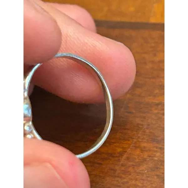 925 sterling silver ring jewlery scrap imperfect v83 1.04g 6.5 size vintage - Image 4