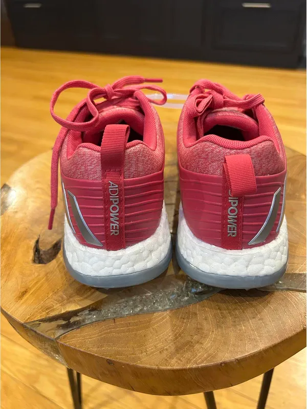Adidas Adipower Golf Shoes Pink Size 7.5 - Image 2