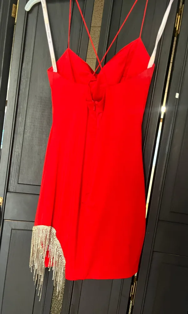 Red Hoco or Party Dress Sophia Thomas - Image 4