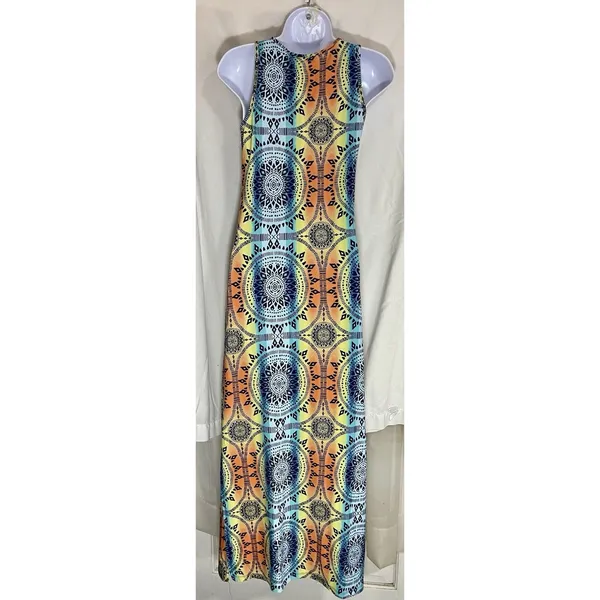 Beautiful Love... Boho Medallion Maxi Dress – Size Medium - Image 2